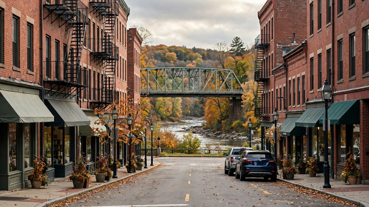 Bangor, Maine street scene